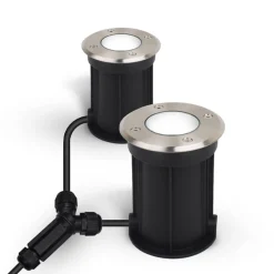 LED Bodenspot GU10 - IP67 - Rund Alu - 108mm | Einbaumaß 100mm - 230V