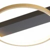 LED Deckenleuchte Cintura Ø 35cm Schwarz / Gold