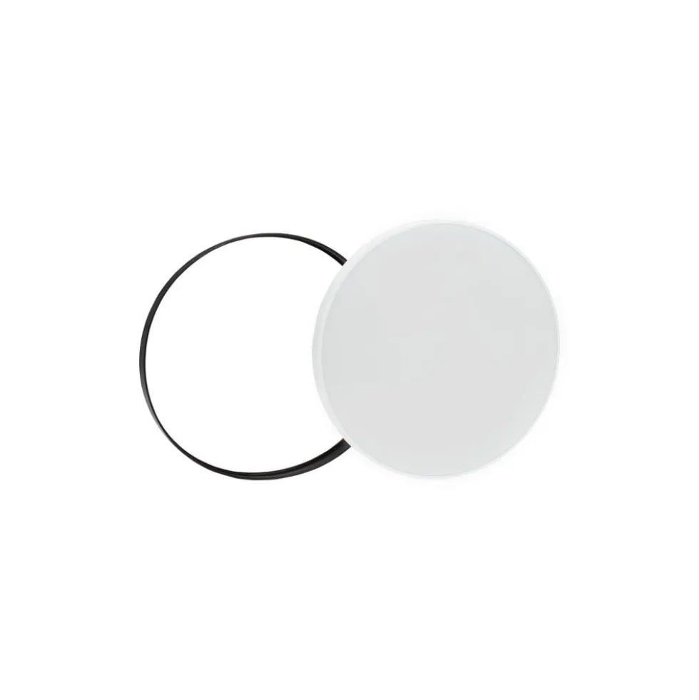 LED Deckenleuchte Nymphea Weiß/Schwarz18W 2050lm - 840 Kaltweiß | 250mm - IP54