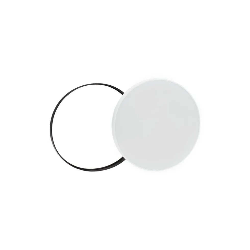 LED Deckenleuchte Nymphea Weiß/Schwarz18W 2050lm - 860 Tageslichtweiß | 250mm - IP54