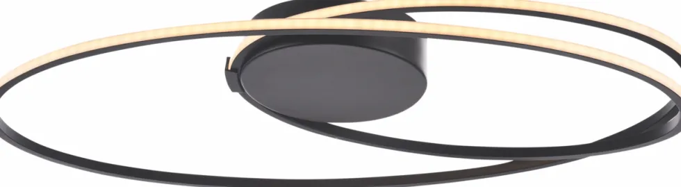 LED Deckenleuchte Ophelia 26W Schwarz