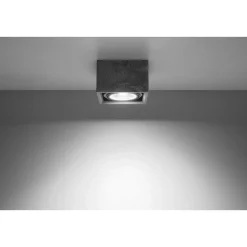 LED Deckenspot Beton QUATRO - 1 x GU10 AR111 Fassung - exkl. LED's