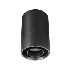 LED Deckenspot CHLOE LENS - 1x GU10 Fassung - Mattschwarz