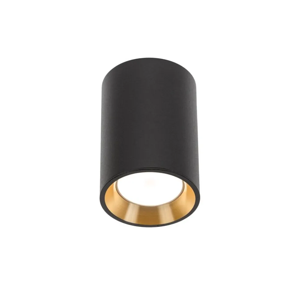 LED Deckenspot CHLOE MINI - 1x GU10 Fassung - Schwarz/Gold