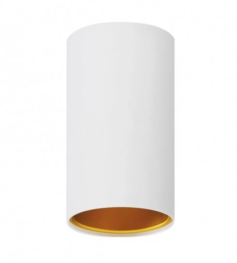 LED Deckenspot Chloe - Weiß matt Gold - GU10 Fassung