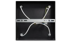LED Deckenspot Mattschwarz - 4 verstellbare GU10 Fassungen für LED Spots - exkl. LED Spot