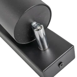 LED Deckenspot Mattschwarz - 2 verstellbare GU10 Fassungen für LED Spots - exkl. LED Spot