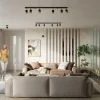 LED Deckenspot Schwarz Gold NERO - 4 x GU10 Fassung - exkl. LED's