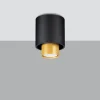 LED Deckenspot Schwarz NESI - 1 x GU10 Fassung - exkl. LED's