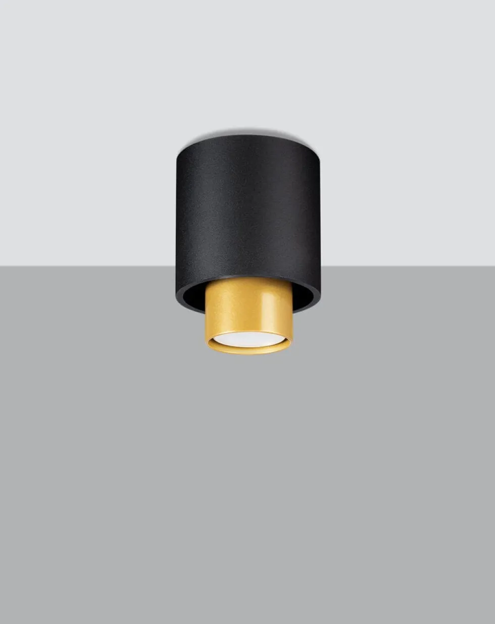 LED Deckenspot Schwarz NESI - 1 x GU10 Fassung - exkl. LED's