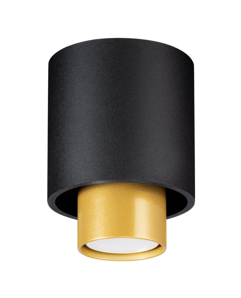 LED Deckenspot Schwarz NESI - 1 x GU10 Fassung - exkl. LED's