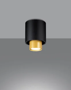 LED Deckenspot Schwarz NESI - 1 x GU10 Fassung - exkl. LED's