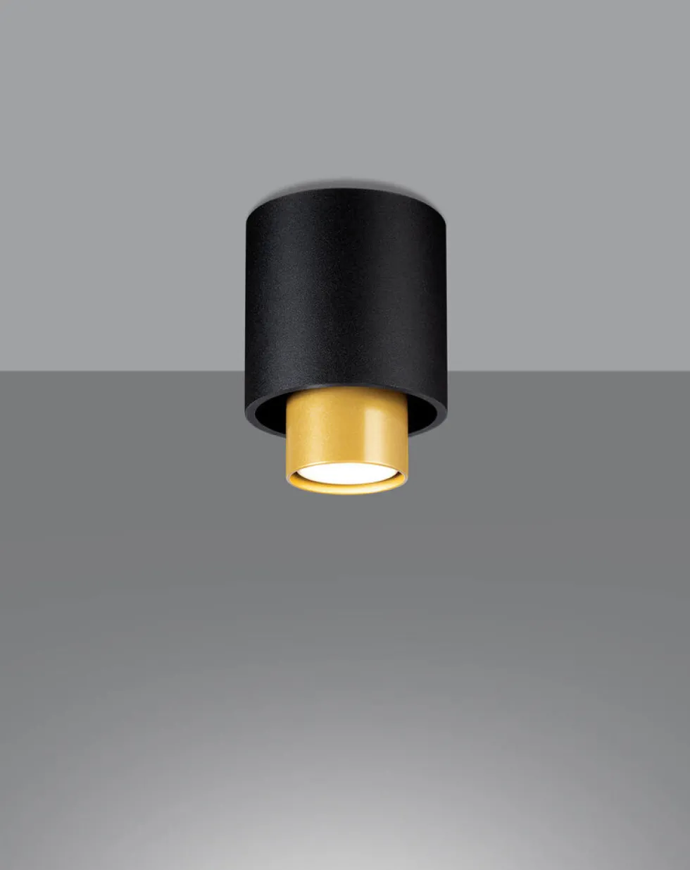 LED Deckenspot Schwarz NESI - 1 x GU10 Fassung - exkl. LED's