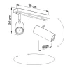 LED Deckenspot Weiß DIREZIONE - 2 x GU10 Fassung - exkl. LED's