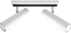 LED Deckenspot Weiß DIREZIONE - 2 x GU10 Fassung - exkl. LED's