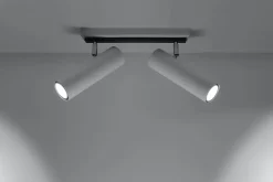LED Deckenspot Weiß DIREZIONE - 2 x GU10 Fassung - exkl. LED's