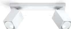 LED Deckenspot Weiß MERIDA - 2 x GU10 Fassung - exkl. LED's