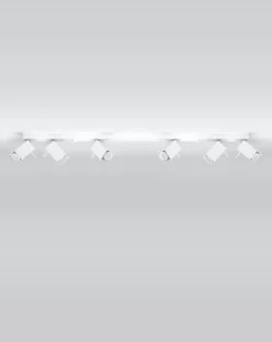 LED Deckenspot Weiß MERIDA - 6 x GU10 Fassung - exkl. LED's