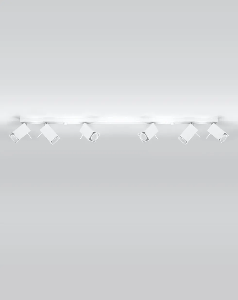 LED Deckenspot Weiß MERIDA - 6 x GU10 Fassung - exkl. LED's