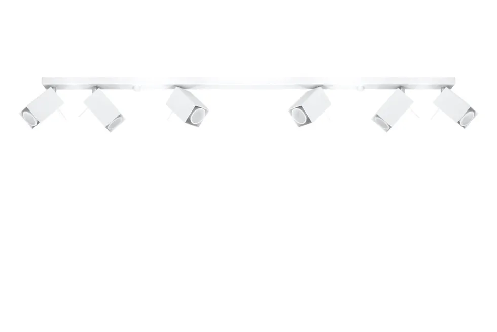 LED Deckenspot Weiß MERIDA - 6 x GU10 Fassung - exkl. LED's