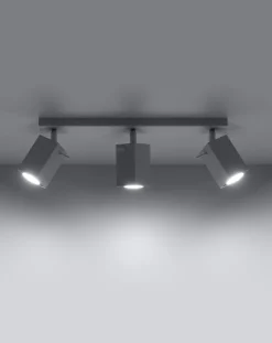 LED Deckenspot Weiß MERIDA - 3 x GU10 Fassung - exkl. LED's