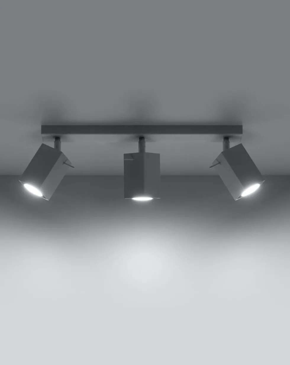 LED Deckenspot Weiß MERIDA - 3 x GU10 Fassung - exkl. LED's