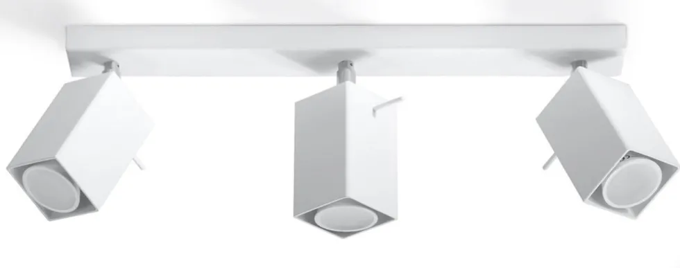 LED Deckenspot Weiß MERIDA - 3 x GU10 Fassung - exkl. LED's