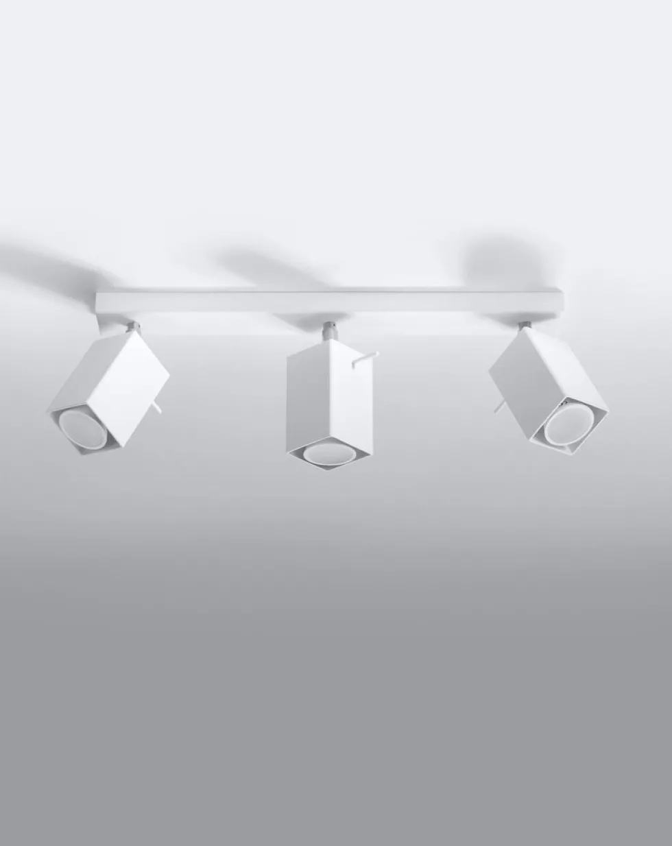 LED Deckenspot Weiß MERIDA - 3 x GU10 Fassung - exkl. LED's