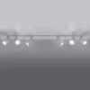LED Deckenspot Weiß RING - 6 x GU10 Fassung - exkl. LED's