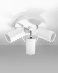 LED Deckenspot Weiß RING - 3 x GU10 Fassung - exkl. LED's