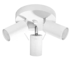 LED Deckenspot Weiß RING - 3 x GU10 Fassung - exkl. LED's