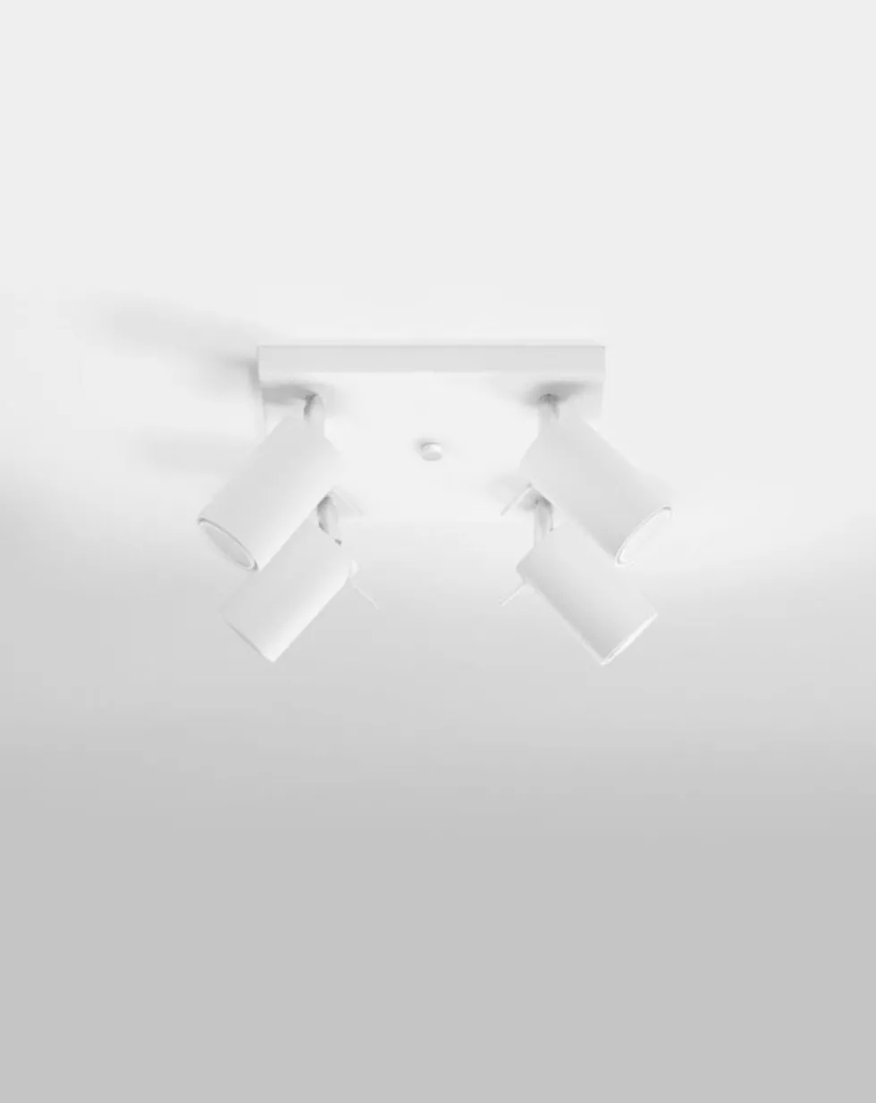 LED Deckenspot Weiß RING - 4 x GU10 Fassung - exkl. LED's