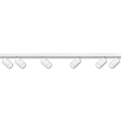 LED Deckenspot Weiß - 6 verstellbare GU10 Fassungen für LED Spots - exkl. LED Spot