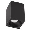 LED Deckenspot - Würfel Mattschwarz 95x95x138 mm - LED Spot optional