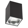 LED Deckenspot - Würfel Mattschwarz 95x95x138 mm - exkl. LED Spot