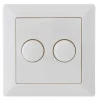 LED Dimmer DUO Abdeckrahmen / Abdeckplatte Klassisch - 84x84mm