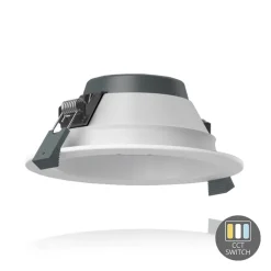 LED Downlight Ortho Ø120 12W CCT-Schalter Dimmbar