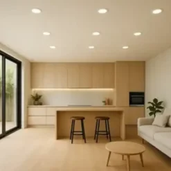 LED Downlight - Rund - EASY FLEX - IP20 - 12W 900lm - 4000K Neutralweiß - Weiß - Aufbau/Einbau | Ø170mm Sägelochgröße 65-130mm