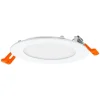 LED Downlight Slim Recess Weiß 8W 550lm 110D - 830 Warmweiß | 120mm - Ausschnitt 105mm