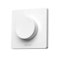 LED-Dreh Dimmer - Aufputz - Wandbedienung - Gehäuse weiß | RF 2.4Ghz - CCT Lichtfarbe steuerbar und dimmbar | MiBoxer