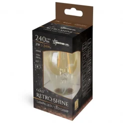 LED E27 - Fadenlampe - A60 - 2W - 2500K Extra Warmweiß