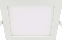 LED Einbau-Downlight quadratisch – 12 W – 3000/4000/6000 K – 150 × 150 mm