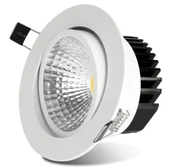 LED Einbauspot dimmbar - 3W entspricht 25W - 2700K Warmweiß - schwenkbar