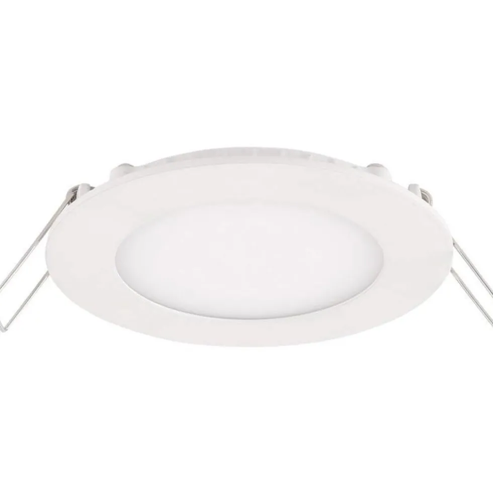 LED Einbauspot Downlight rund Aluminium - 3W entspricht 25W - Sägegröße 74mm - 3000K Warmweiß