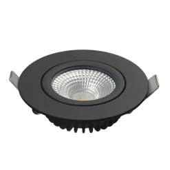 LED Einbauspot Schwarz - 5W 450Lm DIM - 2700K 927 Warmweiß - 5-Jahres-Garantie