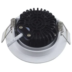LED Einbauspot Weiß dimmbar - 5W entspricht 50W - schwenkbar - 2700K Warmweiß