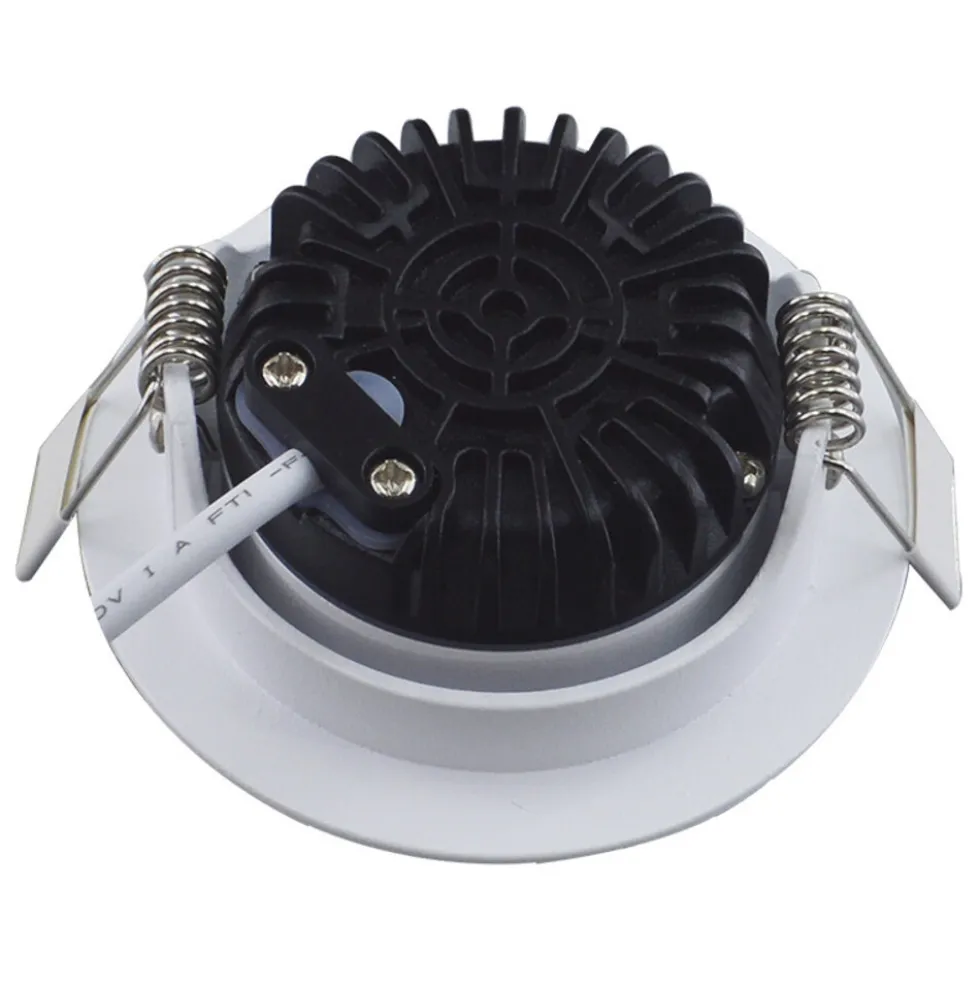 LED Einbauspot Weiß dimmbar - 5W entspricht 50W - schwenkbar - 2700K Warmweiß