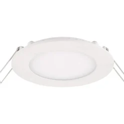 LED Einbaustrahler Downlight rund Aluminium - 3W entspricht 25W - Sägegröße 74mm - 3000K Warmweiß