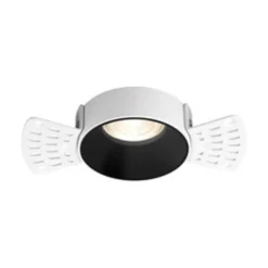 LED-Einbaustrahler für Gips – Zuschnittgröße 65 mm – inkl. weißer und schwarzer Innenausstattung