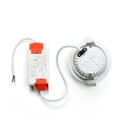 LED-Einbaustrahler IP54 – Weiß, neigbar – 5 W, 450 lm – 2200 K Warmweiß – CRI ><noscript><img width=